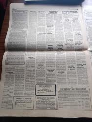 Türkiye Gazetesi - Turkish Newspaper - 11 Temmuz 1984 - sosyal demokratlar yazan Yalçın Özer Başmakale - altın Dün yine yükselmeye başladı - devlet memur almaya başlıyor - Cumhurbaşkanı Kenan Evren trakya'da incelemelerde bulundu fotoğraf - yerli otomobil üretimi artıyor - Sümerbank 51 yaşında - Isuzu kamyon fabrikası cuma günü açılıyor - SODEP Erzincan il başkanı İlbeyi Yılmaz  nezarete alındı -  Sovyet rejisörü Andrei Tarkovski ABD'den siyasi iltica hakkı istedi - sigarayı bıraktıran yeni bir usul geliştirildi - Sürgünde 40. yıl Kırım Türklerinin dramı yazan Attila Çetin - Resimli Evliya Çelebi seyahatnamesi hazırlayan Kemal Akmeriç Desen Samim Utkun Yazı Dizisi - Peygamberler tarihi yazan Abdüllatif Uyan Yazı Dizisi - İstanbul festivali'nde fotoğraf çekimi yasaklandı - Kırkpınar şenlikleri büyük alaka görüyor - iş adamı Tekin Saraçoğlu boksör Eyüp Can'ı himayesine aldı fotoğraf - 3. Ligin kurulması büyük bir hamledir - Ali Sami Yen stadının hali içler acısı - Beşiktaş Rapid Wien