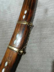 KILIÇ, HANÇER,  KAMA..Eski Antep işi Sedef kakma., 84 cm.