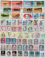 Almanya DDR Damgalı Pul Lotu 60lı -  Ekonomik PUL lotu - Pul Koleksiyonu Toplu Satış Uygun Fiyat