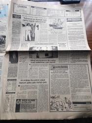 Türkiye Gazetesi - Turkish Newspaper - 8 Ağustos 1984 - model ve insan yazan Yalçın Özer Başmakale - ABD adalet bakanı William French'in iddiası KGB sporcuları tehdit etmiş - intibak kuyruğu - Mücahitler 160 Rus askerini öldürdü - Fransa teröre karşı mücadeleyi arttırdı - meşhur İtalyan rejisörü Fellini TV'nin esaretinde kalan insanlar gerçeği göremiyor dedi - gazeteci yazar Vecihi Ünal Türkiye'de müstehcenlik sınırı aşıldı - TRT yayın programı - Resimli Evliya Çelebi seyahatnamesi hazırlayan Kemal Akmeriç Desen Samim Utkun Yazı Dizisi - Peygamberler tarihi yazan Abdüllatif Uyan Yazı Dizisi - Galatasaray 800 milyon harcadığı transferden sonra arzu etti oyunu hala oynayamadı fotoğraf - ABD atletizmde de altınları kimseye bırakmıyor - Olimpikarikatür - Galatasaray kalecisi Simoviç taraftarlarına korkulu dakikalar yaşatıyor fotoğraf - 1984'ün şampiyonu Trabzonspor beklenilen başarıyı gösteremedi fotoğraf - patates ve kuru soğan ithalinde gümrük vergisi alınmayacak -ASALA Türk ekibi tehdit