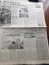 Türkiye Gazetesi - Turkish Newspaper - 29 Mayıs 1984 - Türkiye Irak yazan Yalçın Özer Başmakale - Cumhurbaşkanı Kenan Evren anayasanın değiştirilmesine karşıyım dedi - İstanbul 531 yıl önce bugün fethedilmişti - fetih marşı yazan Arif Nihat Asya - Yusuf Bozkurt Özal DPT müsteşarı oldu - yeni pazarlar bulmak zorundayız - Güney Koreli iki gemici Müslüman oldu fotoğraf - Türk Irak resmi görüşmeleri yapıldı - Başbakan Turgut Özal bugün devlet başkanı Saddam Hüseyin ile görüşecek - Çin'de komünizm çözülüyor yazan Mehmet Sedat - Erzincan esnafı Kızılay İş hanı'nın bitirilmesini sabırsızlıkla bekliyor - Resimli Evliya Çelebi seyahatnamesi hazırlayan Kemal Akmeriç Desen Samim Utkun Yazı Dizisi - Peygamberler tarihi yazan Abdüllatif Uyan Yazı Dizisi - kur'an-ı Kerim hıfz ve tilaveti yarışması bugün açık hava tiyatrosunu yapılacak - Galatasaray Fenerbahçe Beşiktaş liderliği tattı ama son gülen iyi güldü - Trabzonspor şampiyon oldu - haftanın takımı Kocaelispor - Tarık Hoçiç son gol Fotoğrafı