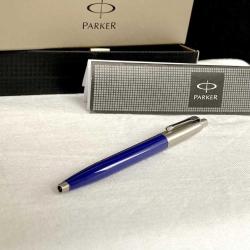 Fransız PARKER Jotter Orijinal Kutusunda Metal Mavi Tükenmez Kalem