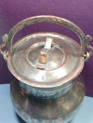 ANTİKA KAPAKLI BAKIR BAKRAÇ