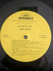 (No105) Barry White / No Limit On Love LP