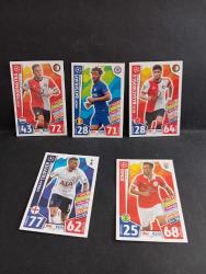 Topps Match Attax Futbol Kartları 5 adet