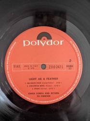 (No108) Chick Corea / Light As A Feather LP