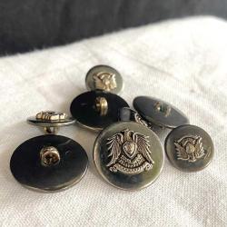 Kartal Armalı 8 Adet Askeri Düğme Seti