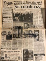 HAFTANIN SESİ GAZETESİ - DOĞUM GÜNÜ HEDİYESİ (TURKİSH - NEWSPAPER) - 3 MAYIS 1985 - SAYI : 18 - TAM TAKIM 12 SAYFADIR -Banu Alkan-Elvis Presley-İbrahim Tatlı-Gürbüz Hanif-Müjde Ar-Hülya Avşar-Talat Bulut-Tarhan Şoray-Türkan Şoray-Gönül Akkor-Hasan Ekici-Nükhet Duru-Metin Arı-Fikret Tekin-Esin Afşar-Ugo Tognazzi-Pınar Afşar-Dilek Başol-Nazan Şoray-Kaya Çilingiroğlu-Ahu Tuğba-Halil Kadirbeyoğlu-Süha Kutlu-Şakir Şener-Lokman Kondakçı-Güngör Bayrak-Erkan Özerman-Sylvester Stallone-Antony Delon-Alain Delon-İbrahim Ünsü-Aylin Urgal-Rezzan Eker-Birol Soyurgal-Uğur-Tevfik-Tarık Akan-Yaprak Özdemiroğlu-Michael Radford-Niyazi Daymaz-Deniz Akbulut-Alim Kocabekir-Ünal Aldan-Nalan-Osman Seden-Ömer Kavur-Türker İnanoğlu-Tanju Gürsu-Cüneyt Arkın-Arif Keskiner-Aytaç Arman-Esin Afşar-Pınar Afşar-Talat Bulut-Bedia Muvahhit-Lütfi Akad-Türkan Şoray-Cihan Ünal-Seblan Pekcan-Metin Serezli-Cem Özer-Nevra Serezli-Zeliha Berksoy-Genco Erkal-Hülya Koçyiğit-Selim Soydan-Sevim Çağlayan-Selen Büke-Hakan Kalkavan-H