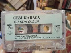CEM KARACA - BU SON OLSUN - KARTONETSİZ KASET (KÂĞIT BASKI)