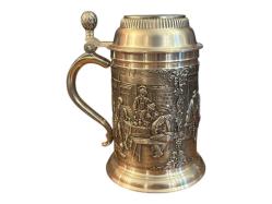 Almanya Üretimi Damgalı Komple Zin Kurşundan Tankart 16 cm yüksekliğinde