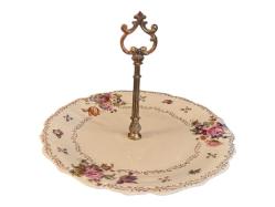 Fransız Limoges Porselen Sunum Tabağı 25 cm çapında