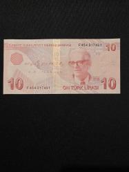 9.EMİSYON F SERİSİ 10 TL ÇİL