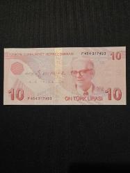 9.EMİSYON F SERİSİ 10 TL ÇİL