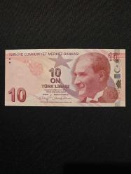 9.EMİSYON F SERİSİ 10 TL ÇİL