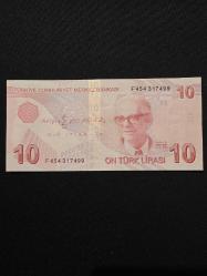 9.EMİSYON F SERİSİ 10 TL ÇİL