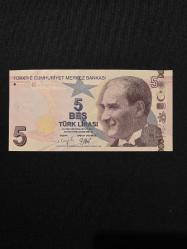 9.EMİSYON F SERİSİ 5 TL ÇİL