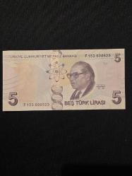 9.EMİSYON F SERİSİ 5 TL ÇİL