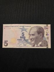 9.EMİSYON F SERİSİ 5 TL ÇİL