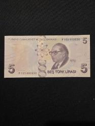 9.EMİSYON F SERİSİ 5 TL ÇİL