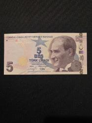 9.EMİSYON F SERİSİ 5 TL ÇİL