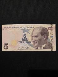 9.EMİSYON F SERİSİ 5 TL ÇİL