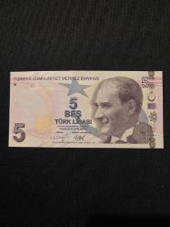 9.EMİSYON F SERİSİ 5 TL ÇİL