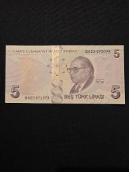 9.EMİSYON B SERİSİ 5 TL ÇİL