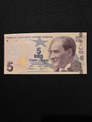 9.EMİSYON B SERİSİ 5 TL ÇİL