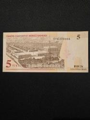 8. Emisyon 5 YTL A Serisi Çil