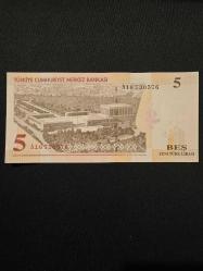 8. Emisyon 5 YTL A Serisi Çil