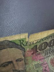 Polonya 10.000 Zloty 1988. T+. Yazı ve 1 Cm Açılma Vardır.