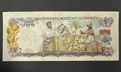 Bahamalar 50 Cent 1968. ÇÇT. Kraliçe Elizabeth II
