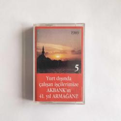 AKBANK ARMAĞANI 5 - Arabesk ve T.S. Müzikleri - Alman Baskı Kaset