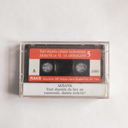 AKBANK ARMAĞANI 5 - Arabesk ve T.S. Müzikleri - Alman Baskı Kaset