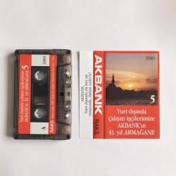 AKBANK ARMAĞANI 5 - Arabesk ve T.S. Müzikleri - Alman Baskı Kaset