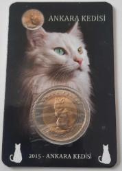 2015 Ankara Kedisi Hayvanlar Serisi Darphane Hatıra Parası