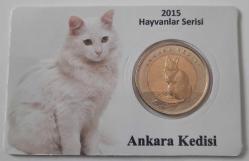 2015 Ankara Kedisi Hayvanlar Serisi Darphane Hatıra Parası