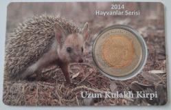 2014 Uzun Kulaklı Kirpi Hayvanlar Serisi Darphane Hatıra Parası