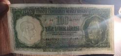 100 Türk lirası