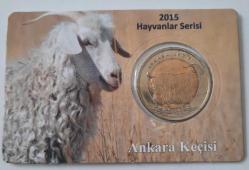 2015 Ankara Keçisi Hayvanlar Serisi Darphane Hatıra Parası