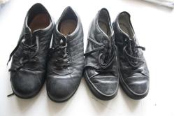 LOT.13 » VİNTAGE 2 ADET AYAKKABI 2 SIDE ORJINAL BIRI LACOSTA  (ANTIK KOLİ 25