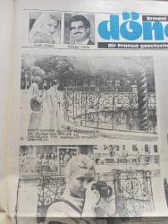 Türkiye Çiçek Magazin Gazetesi - Turkish Newspaper - 19 Temmuz 1984 - Türkan Şoray bekar sanatçılara sesleniyor evlenin fotoğraf - Türkan Şoray'ın tek dileği çocuğunun sapasağlam dünyaya gelmesi - sünnet masraf kapısı oldu - islamiyette yeri olmayan uydurma sünnet kıyafetleri ile birçok vatandaş  mali külfete sokuluyor fotoğraf - hayatım roman yayınlanan her yazıya 1000 TL veriyoruz - bütün gençliğini Moskof almış bitirmişti yazan Şakir Türközü - gideceğim ve zengin olup döneceğim yazan İrfan Akdağ - bulmaca - tarihi roman güneşe doğru yazan C. Cem Öztürk Yazı Dizisi - Ermeni terörünün bir başka yönü bir Fransız gazetecinin Türkiye incelemesi dönemeç oynayanlar Leyla Somer Dündar Yıldız Foto Roman - enerji meselesinde yeni çare - her sahada kullanılabilecek şekilde yapılan yeni model otomobiller her yönüyle rahat - saatte 120 kilometre hız yapan yeni elektrikli otomobiller çevreyi kirletmiyor - eğlence köşesi - Bakırköy Hastanesi'nde olay Napolyoncularla Sezarcı deliler birbirine girdi