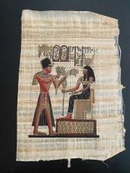 4 Adet Vintage Gerçek Papirüs