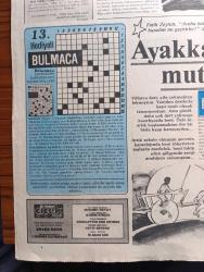Türkiye Çiçek Magazin Gazetesi - Turkish Newspaper - 14 Haziran 1984 - İlahiyat fakültesi vakfı ata sporu güreşi yaşatmaya çalışıyor - pehlivanlar er meydanında fotoğraf - Tarık Akan çevireceği bir Pehlivan filmi için dikkatle yağlı güreşi öğrenmeye çalışıyor fotoğraf - pehlivanlar için kilolarca yağ harcandı fotoğraf - hayatım roman yayınlanan her yazıya 1000 TL veriyoruz - göç yazan Hüsniye Mandacı - Bir yıllık yuvanın 24 yıllık dramı yazan Arif Taşkın - ayakkabıdaki mutluluk yazan Fatih Zeytun - yolun sonu oynayanlar Aslan Yenihayat Seda Sevinç reji ve senaryo Tevfik Çakmak Foto Roman - bağımsızlığını 40 gün 40 gece kutlayan ülke  Bruney Sultanlığı - Beşiktaşlı futbolcu Necdet'in Alo'su antika fotoğraf - Burney'in bağımsızlığını kutlayan Pakistan lideri Ziya Ül Hak fotoğraf - Musa El Bokiah'ın misafirler arasında Prens Charles da vardı fotoğraf - tarihi roman güneşe doğru yazan C. Cem Ertürk Yazı Dizisi