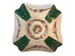 Fransız Limoges Poselen Kase Sunumluk 13x13x5 cm ölçülerinde