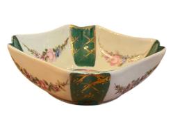 Fransız Limoges Poselen Kase Sunumluk 13x13x5 cm ölçülerinde