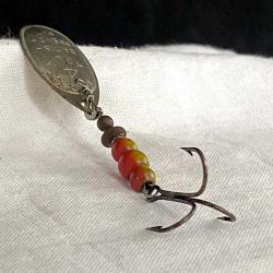 1960 Fransız Mepps Aglia No:4 Antika Balık Yemi (Spinner)