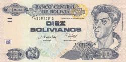 Bolivya, 10 Bolivianos (2015) ÇİL