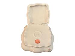 Fransız Limoges Porselen El Boyama Aykırı Form Bonboniyer 15x15x10 cm ölçülerinde