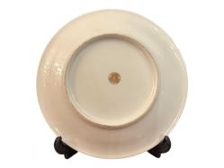 Fransız Limoges 16 cm Çapında Fragonard Temalı Porselen Dekor Tabağı